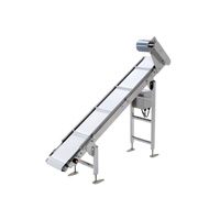 Jabcon belt type with horizontal crosspiece belt conveyor