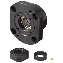 Lead Screw Support Units - Round - Fixed Side Radial Bearing Type