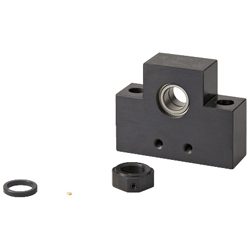 Lead Screw Support Units Square Type - Fixed Side Radial Bearing Type