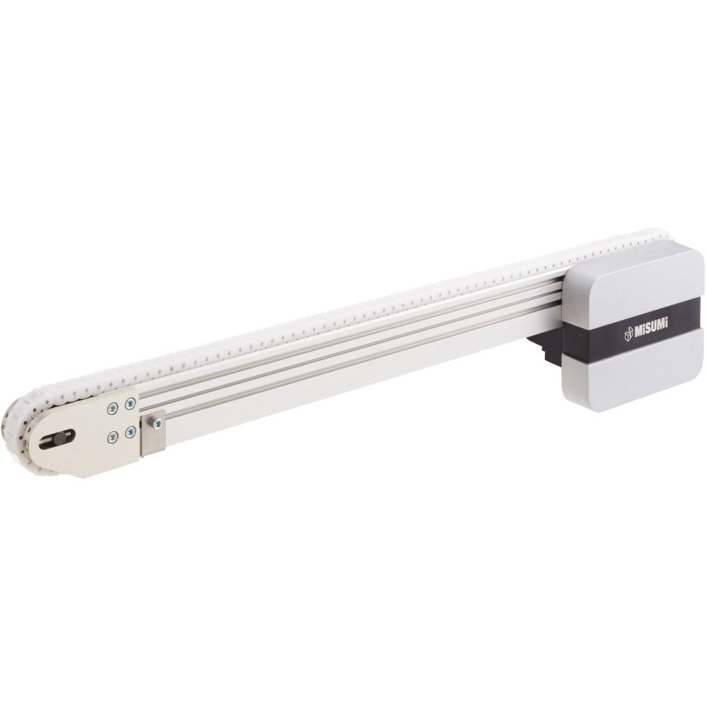 Plastic Chain Conveyors - Single Track, Head Drive, 3-Slot Frame