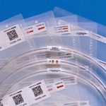 Tab Tag Label, for Laser Printer, self-laminate (made of polyolefin)