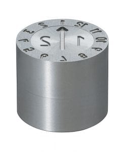 Date And Recycle Mark Inserts, Pins with Gas Vent - Đầu chèn dấu