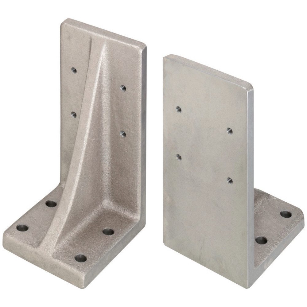 Angle Plates-Mounting Surface Tapped, Mounting Hole Position Configurable