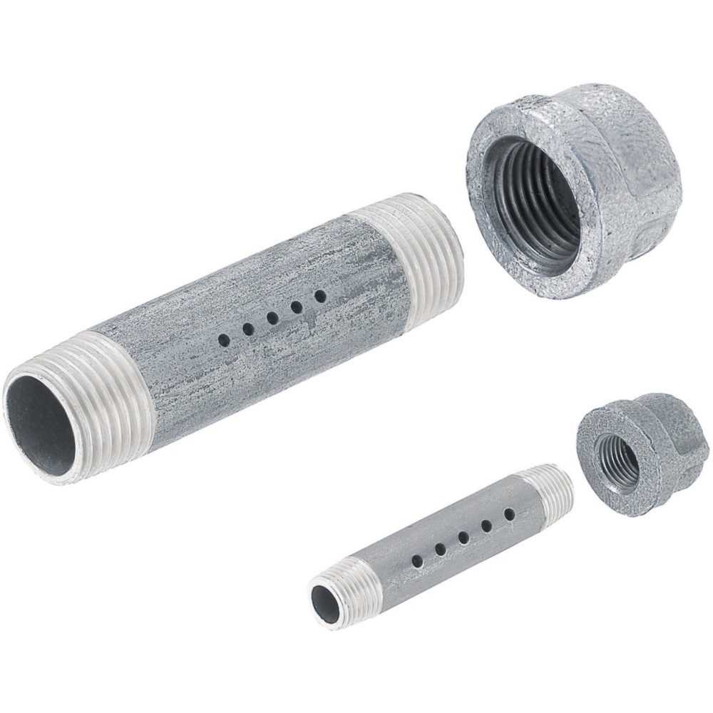 Steel Pipe Nozzles - Both Ends Threaded - Tapped, One End Threaded One End Tapped